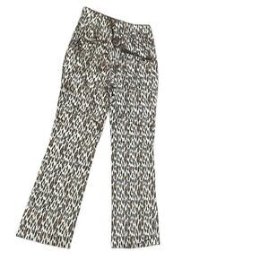 Alberto Makali animal print satin pants 27 4/6 vintage